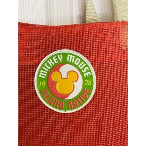 RARE Vintage Mickey Unlimited Island Native Tote Bag Hawaiian Floral Disney - Picture 4 of 9